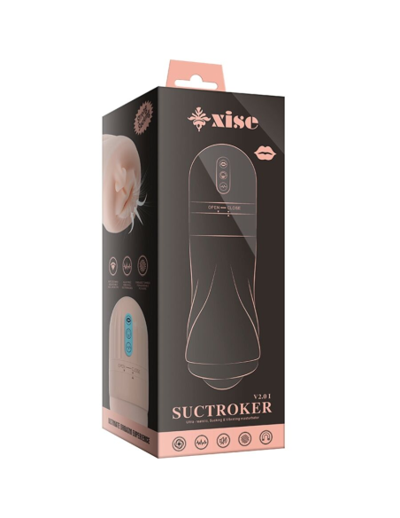 XISE - SUCTROKER V2.0 I MASTURBADOR BOCA CON VIBRACIÓN