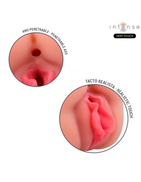 INTENSE DEEP TOUCH - RILEY MASTURBADOR DOBLE BOCA and VAGINA