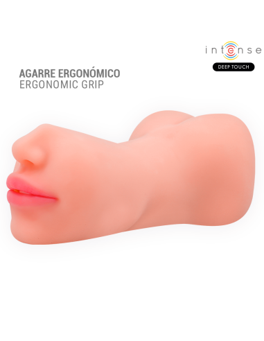 INTENSE DEEP TOUCH - RILEY MASTURBADOR DOBLE BOCA and VAGINA
