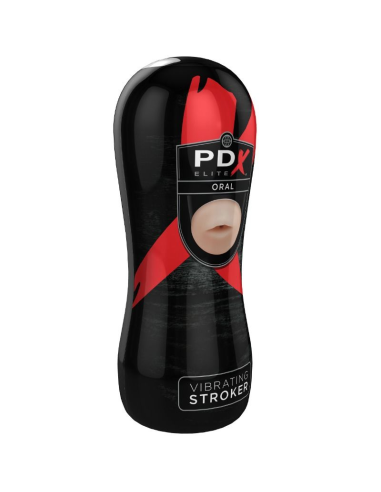 PDX ELITE - MASTURBADOR CON VIBRACIÓN BOCA