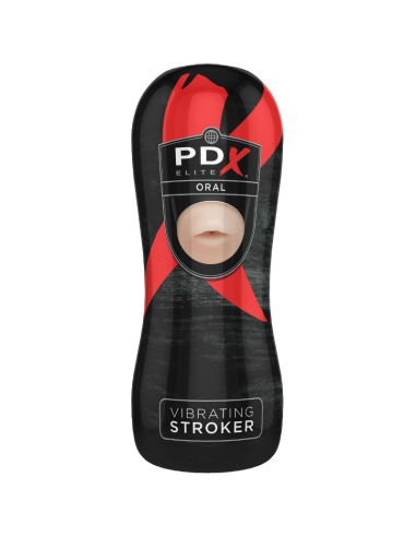 PDX ELITE - MASTURBADOR CON VIBRACIÓN BOCA