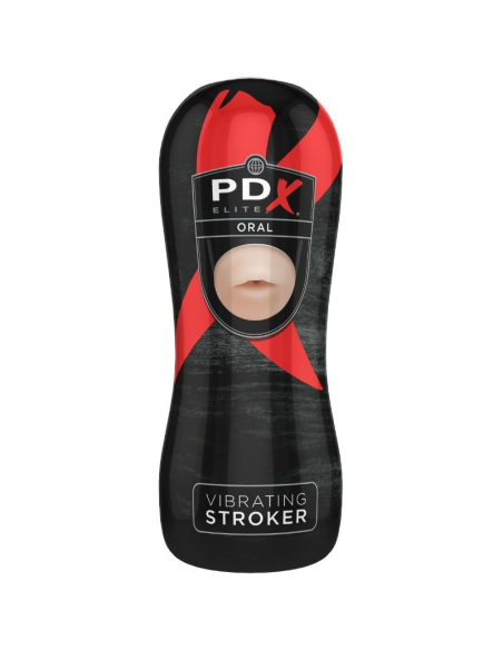 PDX ELITE - MASTURBADOR CON VIBRACIÓN BOCA