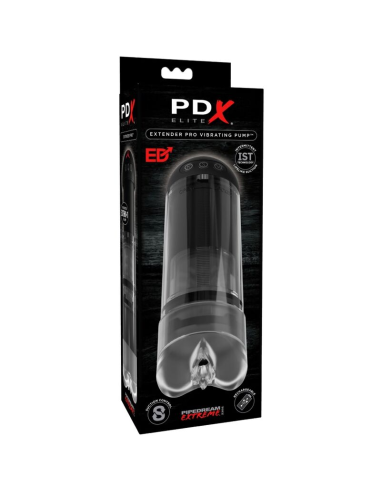 PDX ELITE - MASTURBADOR STROKER EXTENDER PRO VIBRADOR