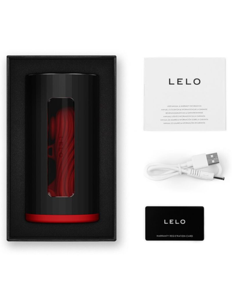 LELO - F1S V3 MASTURBADOR MASCULINO ROJO