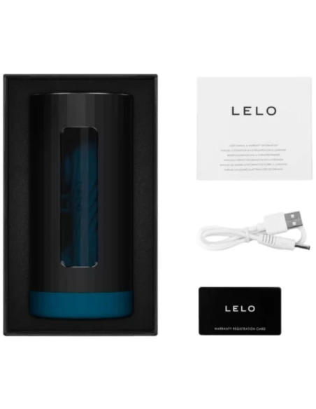 LELO - F1S V3 MASTURBADOR MASCULINO VERDE AZULADO XL