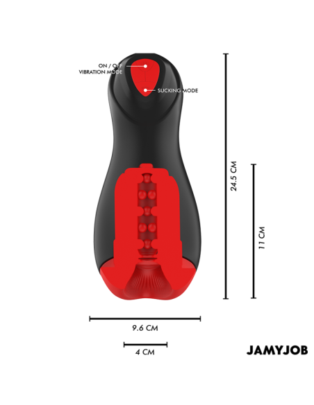 JAMYJOB - CORE-X MASTURBADOR AUTOMÁTICO 5 MODOS SUCCIONADOR Y VIBRACIÓN