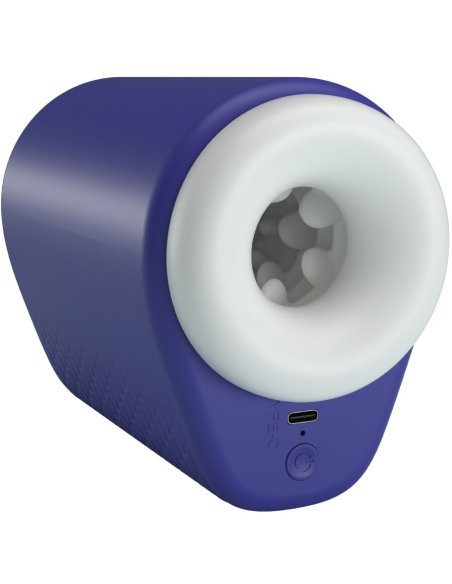 PRETTY LOVE - DJ LADY MASTURBADOR MASCULINO CON VIBRACIÓN 5 CONFIGURACIONES MORADO