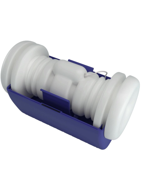 PRETTY LOVE - DJ LADY MASTURBADOR MASCULINO CON VIBRACIÓN 5 CONFIGURACIONES MORADO