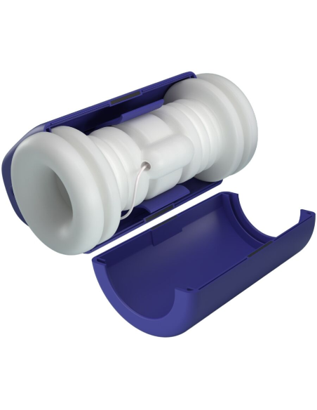 PRETTY LOVE - DJ LADY MASTURBADOR MASCULINO CON VIBRACIÓN 5 CONFIGURACIONES MORADO