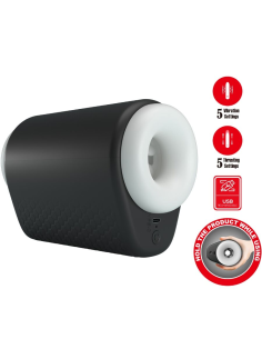 PRETTY LOVE - DJ GIRL MASTURBADOR MASCULINO CON VIBRACIÓN 5 CONFIGURACIONES NEGRO