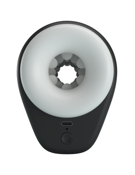 PRETTY LOVE - DJ GIRL MASTURBADOR MASCULINO CON VIBRACIÓN 5 CONFIGURACIONES NEGRO