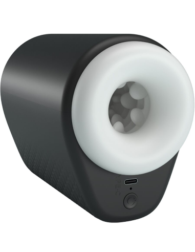 PRETTY LOVE - DJ GIRL MASTURBADOR MASCULINO CON VIBRACIÓN 5 CONFIGURACIONES NEGRO