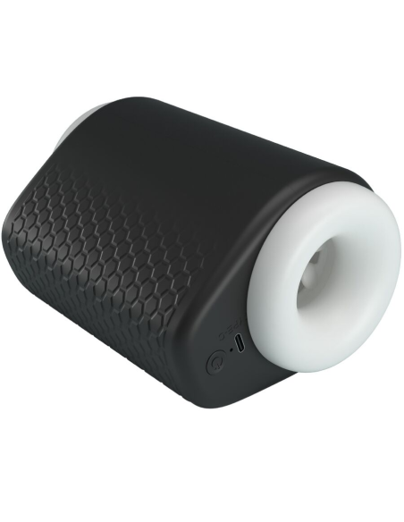 PRETTY LOVE - DJ GIRL MASTURBADOR MASCULINO CON VIBRACIÓN 5 CONFIGURACIONES NEGRO