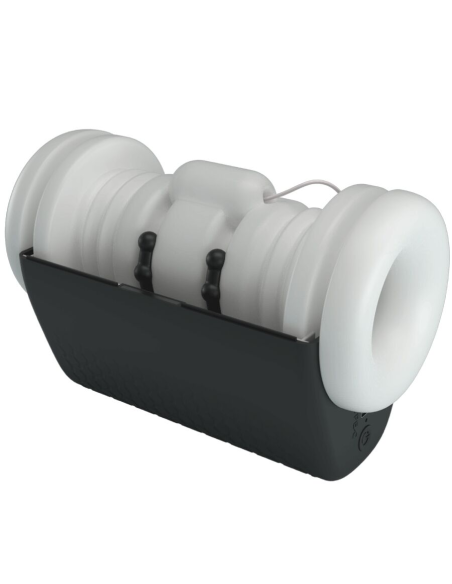 PRETTY LOVE - DJ GIRL MASTURBADOR MASCULINO CON VIBRACIÓN 5 CONFIGURACIONES NEGRO