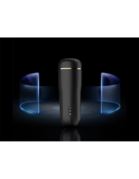 SHEQU - SNOW MASTURBADOR VAGINA CON VIBRACIÓN Y SUCCIONADOR