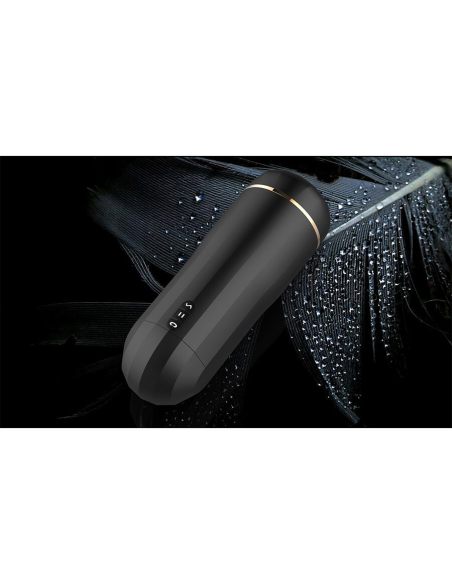 SHEQU - SNOW MASTURBADOR VAGINA CON VIBRACIÓN Y SUCCIONADOR