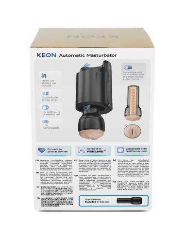 KIIROO - KEON WIFI COMBO MASTURBADOR AUTOMÁTICO FEEL STROKER