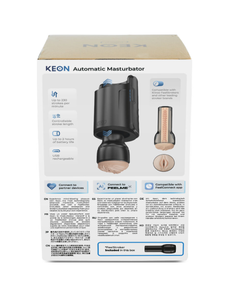 KIIROO - KEON WIFI COMBO MASTURBADOR AUTOMÁTICO FEEL STROKER