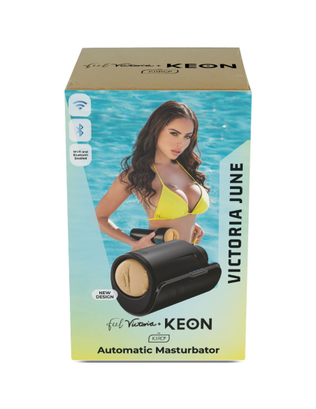 KIIROO - KEON WIFI COMBO VICTORIA JUNE MASTURBADOR AUTOMÁTICO FEEL STROKER