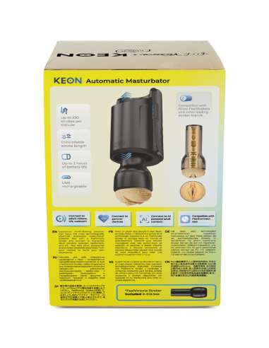KIIROO - KEON WIFI COMBO VICTORIA JUNE MASTURBADOR AUTOMÁTICO FEEL STROKER