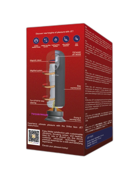 SNAIL VIBE - IKON JET MASTURBADOR EFECTO CALOR Y EMPUJE