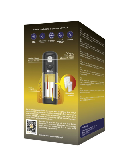 SNAIL VIBE - IKON VOLT MASTURBADOR EFECTO CALOR Y FRICCIÓN