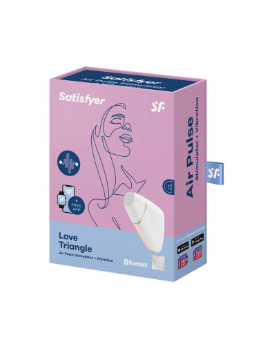 SATISFYER - LOVE TRIANGLE Vibrador y Estimulador | SEXPLACE.MX