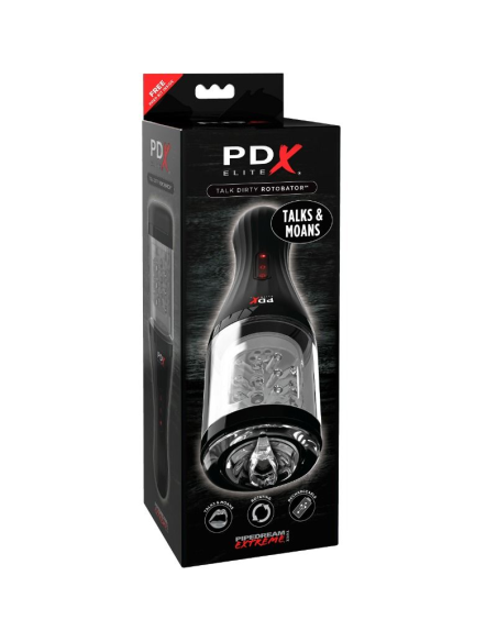 PDX ELITE - MASTURBADOR CON SONIDO TALK DIRTY ROTOBATOR