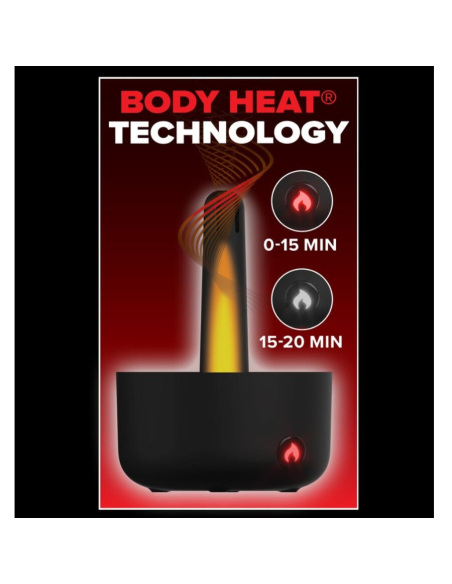 PDX ELITE - MILK ME HOTTER MASTURBADOR AUTOMÁTICO CON THRUSTING Y VIBRACIÓN EFECTO CALOR