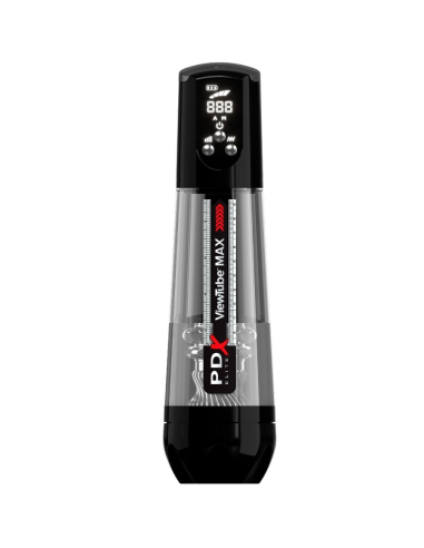 PDX ELITE - VIEWTUBE MAX VIEW MASTURNADOR AUTOMÁTICO CON SUCCIÓN TRANSPARENTE