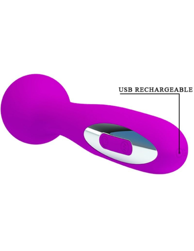 PRETTY LOVE - MASAJEADOR RECARGABLE WADE 12 FUNCIONES