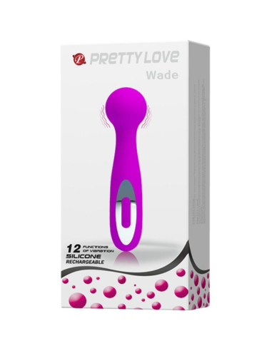 PRETTY LOVE - MASAJEADOR RECARGABLE WADE 12 FUNCIONES