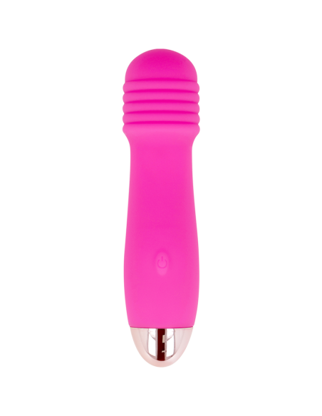 DOLCE VITA - VIBRADOR RECARGABLE THREE ROSA 7 VELOCIDADES