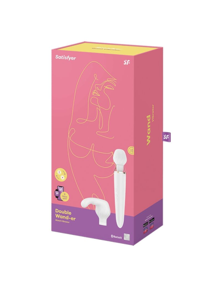 SATISFYER - DOUBLE WANDER APP BLANCO