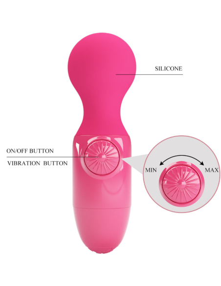 PRETTY LOVE - MINI MASAJEADOR PERSONAL MAGENTA