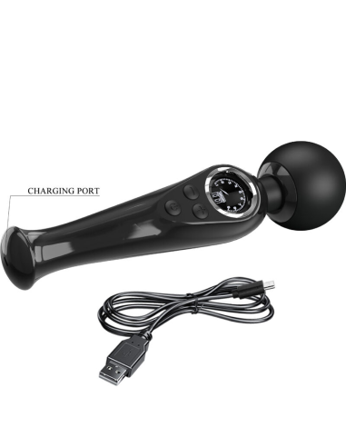 PRETTY LOVE - SKYLER VIBRADOR WAND NEGRO