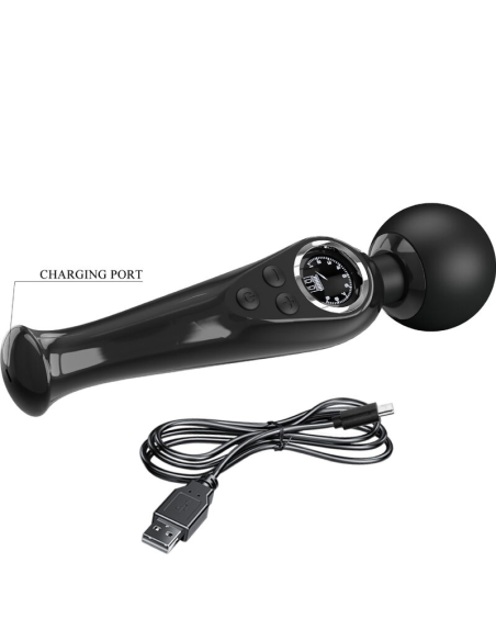 PRETTY LOVE - SKYLER VIBRADOR WAND NEGRO