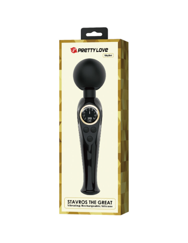 PRETTY LOVE - SKYLER VIBRADOR WAND NEGRO