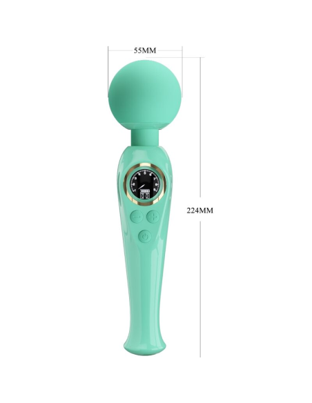 PRETTY LOVE - SKYLER VIBRADOR WAND VERDE