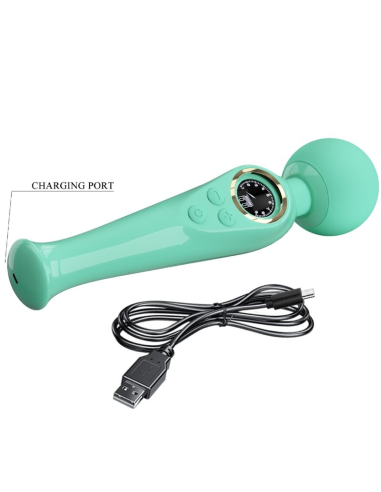 PRETTY LOVE - SKYLER VIBRADOR WAND VERDE