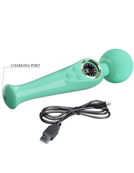 PRETTY LOVE - SKYLER VIBRADOR WAND VERDE
