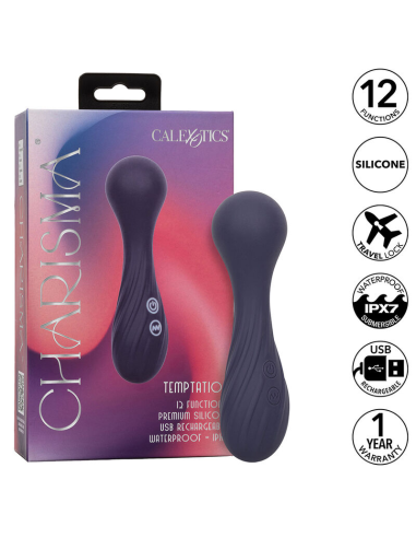 CALEXOTICS - CHARISMA TEMPTATION MASAJEADOR 12 FUNCIONES MORADO