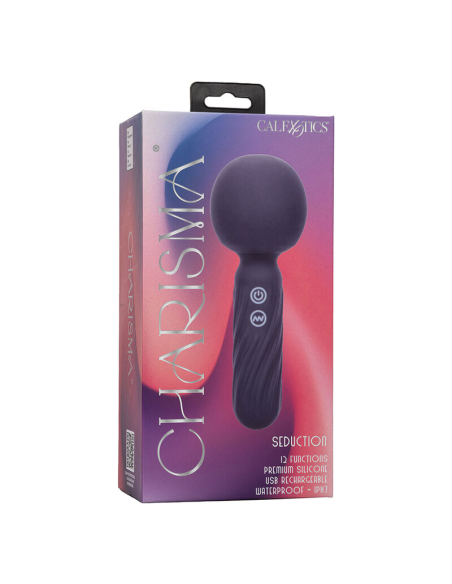 CALEXOTICS - CHARISMA SEDUCTION MASAJEADOR 12 FUNCIONES 17,75 CM X 6,25 CM MORADO