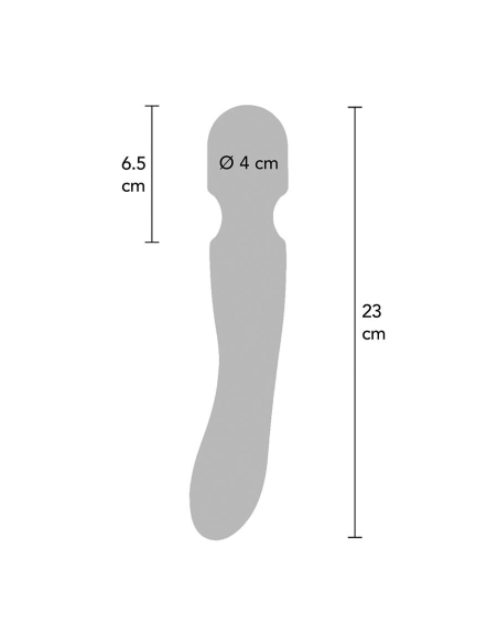 TOYJOY - LUZ ZENITH MASAJEADOR WAND NEGRO