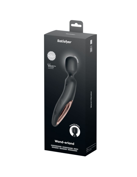 SATISFYER - WAND ERLAND MASAJEADOR VIBRADOR NEGRO