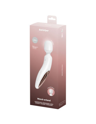 SATISFYER - WAND ERLAND MASAJEADOR VIBRADOR BLANCO