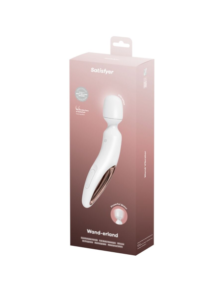SATISFYER - WAND ERLAND MASAJEADOR VIBRADOR BLANCO