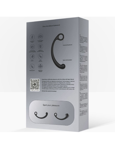 SNAIL VIBE - AXI VARITA DE MASAJE VIBRADORA NEGRO