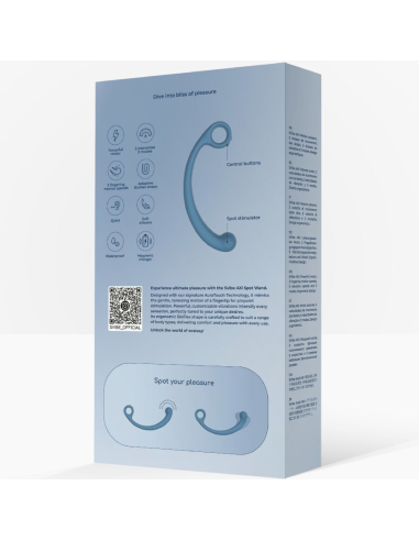 SNAIL VIBE - AXI VARITA DE MASAJE VIBRADORA AZUL