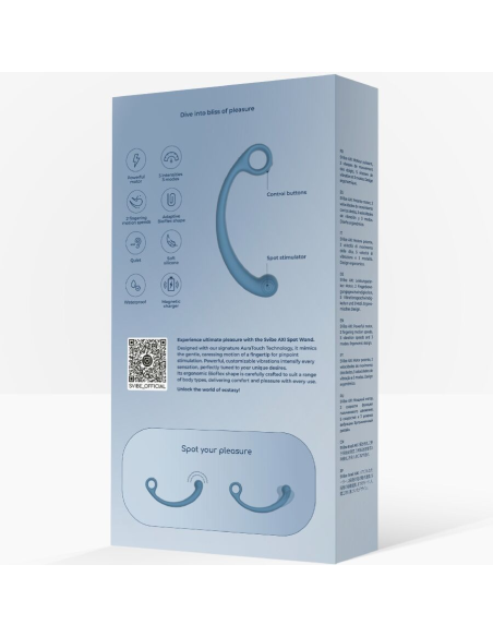 SNAIL VIBE - AXI VARITA DE MASAJE VIBRADORA AZUL